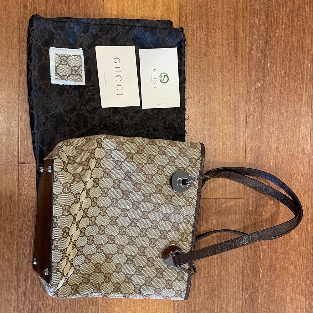 Authentic Gucci small tote
